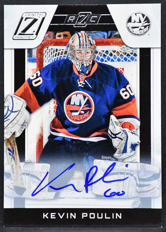 2010-11 Panini Zenith Rc Auto Kevin Poulin 198 Islanders RC Auto 484/999 2643