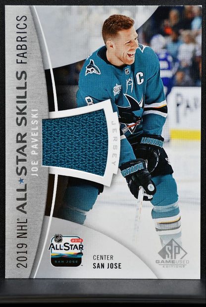2019-20 SP Game Used 2019 NHL All-Star Skills Fabric Joe Pavelski Jersey 0360