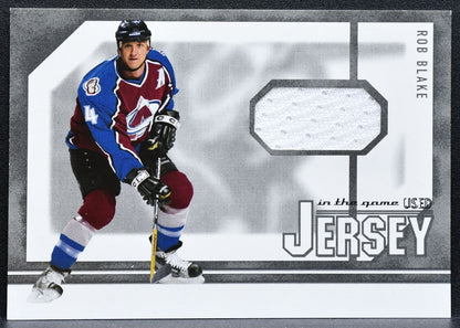 2003-04 ITG Used Signature Series Jerseys Rob Blake GUJ-39 Avalanche Jersey 1168