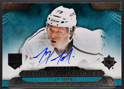 2013-14 UD Ultimate Collection Rookies Ultimate Signatures Toffoli RC Auto