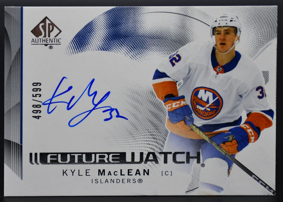 2024-25 SP Authentic Kyle MacLean 127 New York Islanders RC Auto 498/599