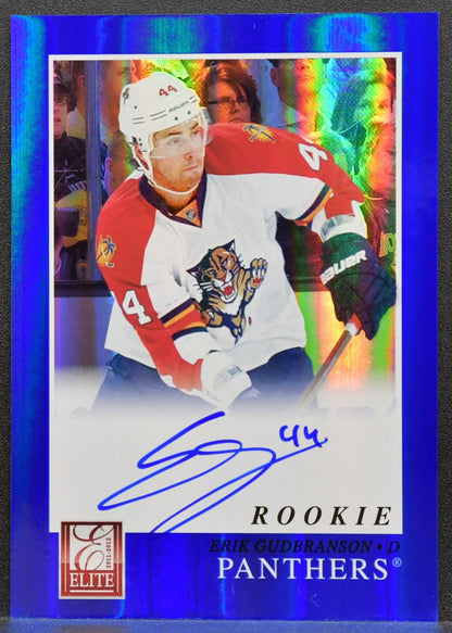 2011-12 Panini Elite Rookie Autographs Erik Gudbranson RC Auto 105/750 0628