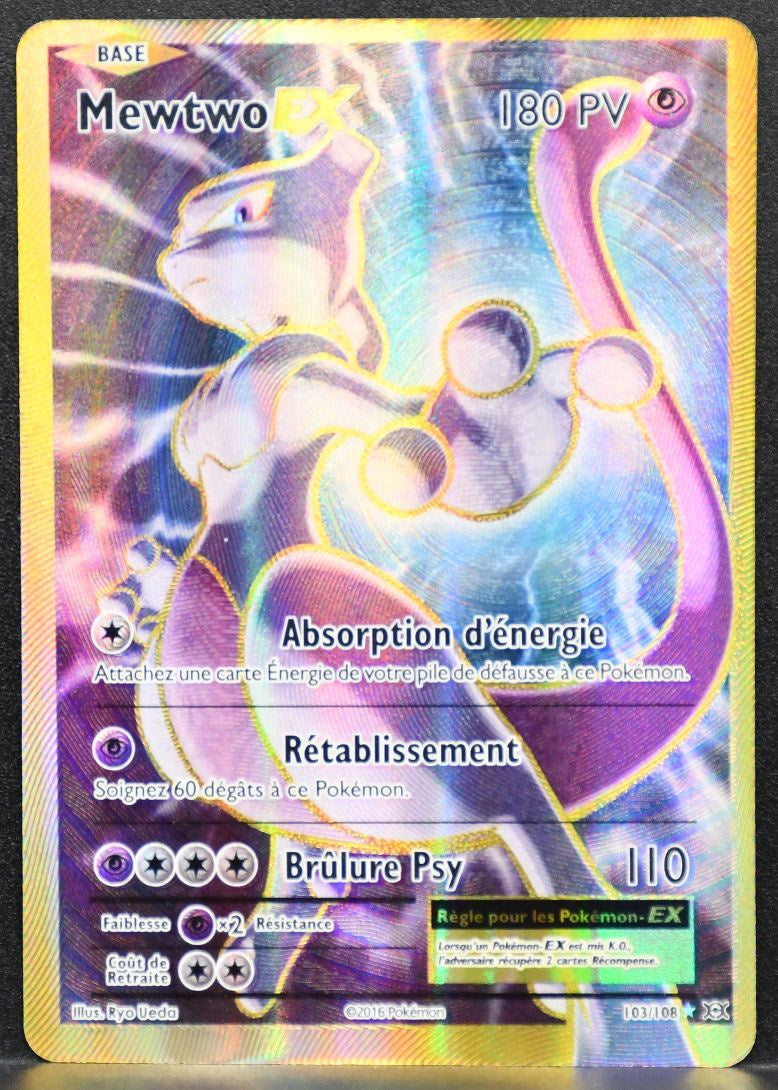 Pokémon Mewtwo EX French XY: Evolutions 103/108 NM French