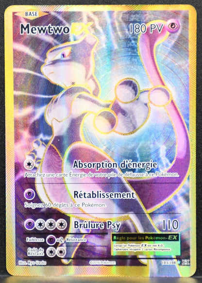Pokémon Mewtwo EX French XY: Evolutions 103/108 NM French