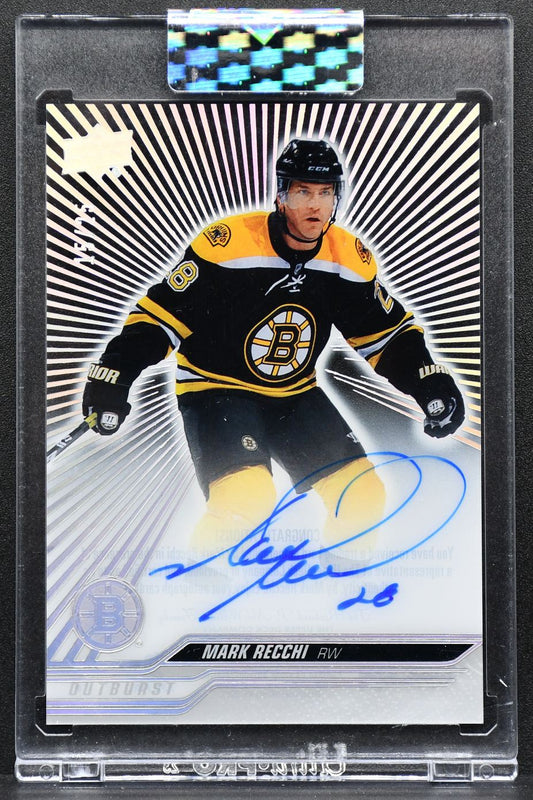 2023-24 Upper Deck Clear Cut Outburst Legends Mark Recchi CC-RE 15/25 2484
