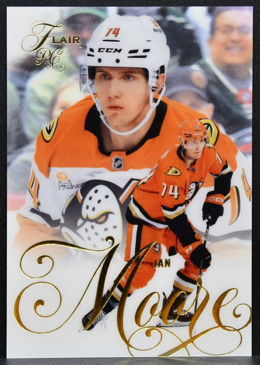 2025-26 Flair Ian Moore 189 Anaheim Ducks RC 4438