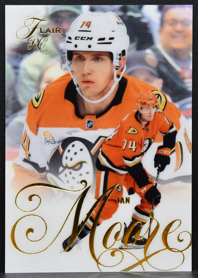 2025-26 Flair Ian Moore 189 Anaheim Ducks RC 4438