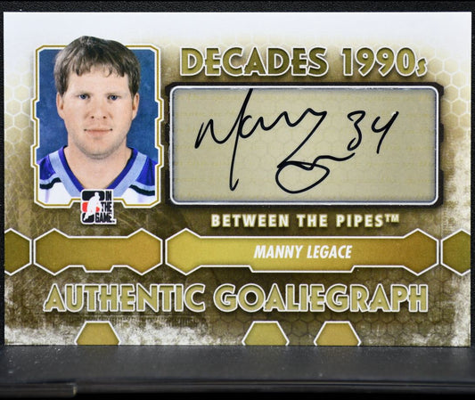 2012-13 ITG Between The Pipes Goaliegraphs Legace Kings Auto 1936