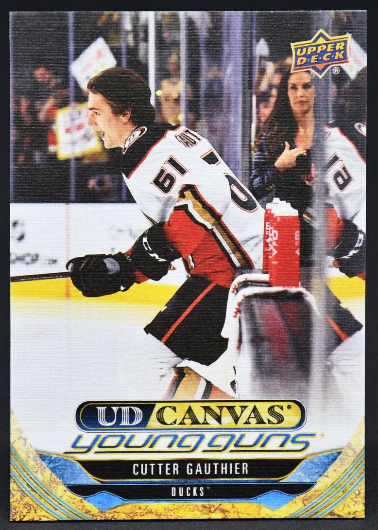 2024-25 UD Série 1 UD Canvas Young Guns Cutter Gauthier C-95 RC