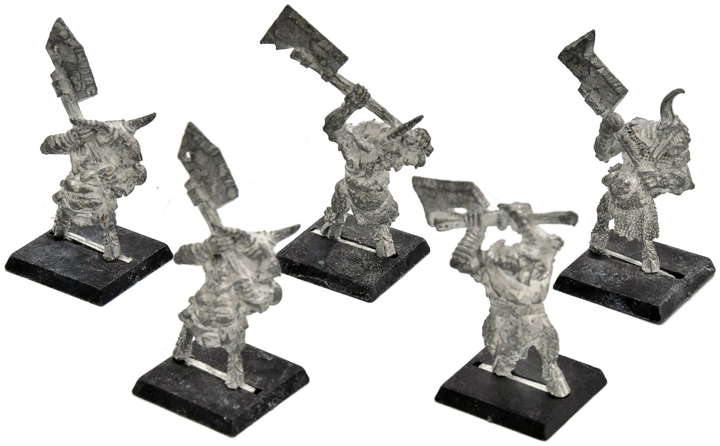 BEASTMEN 5 Pestigors #11 METAL Warhammer Fantasy