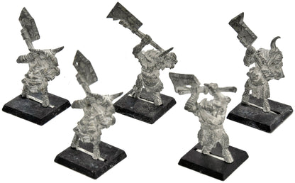 BEASTMEN 5 Pestigors #11 METAL Warhammer Fantasy