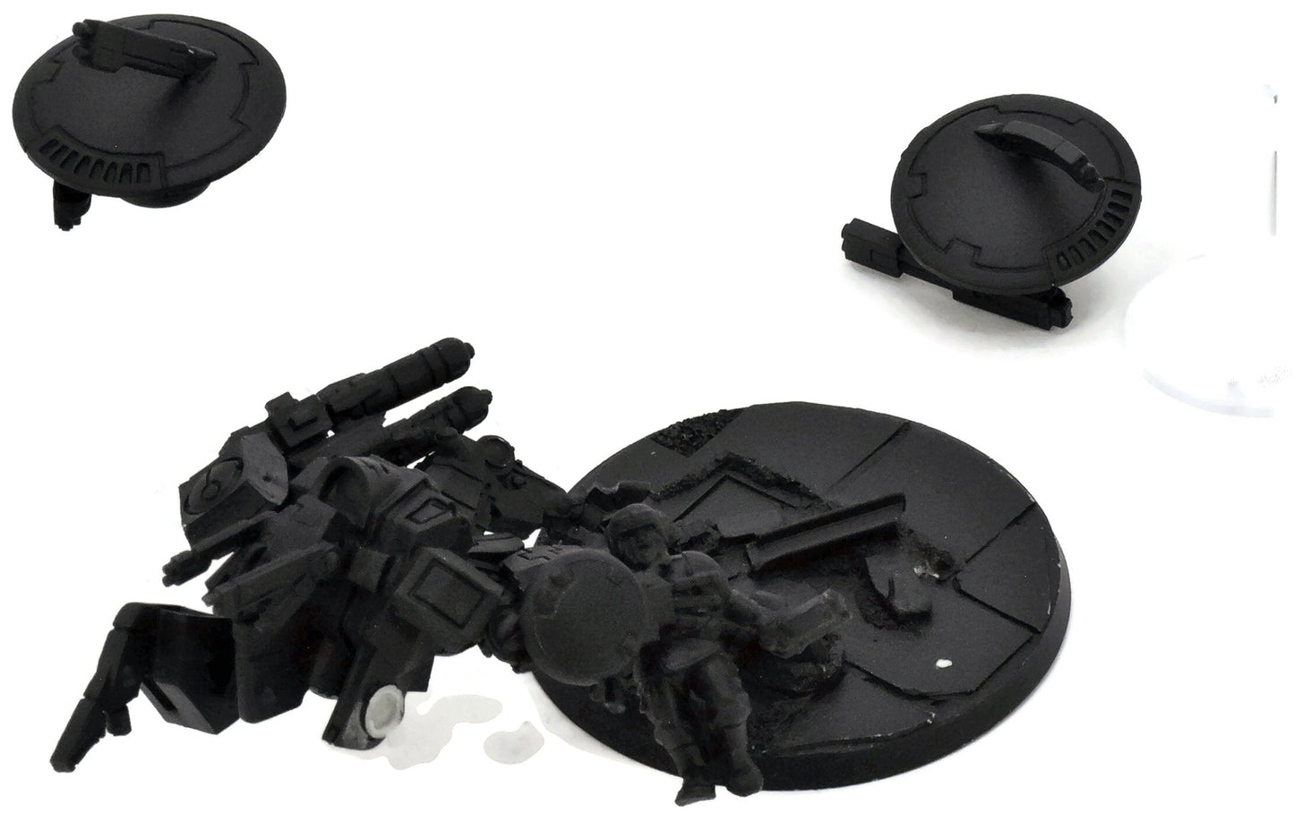 TAU EMPIRE Commander #1 FINECAST Warhammer 40K with Forge World drones