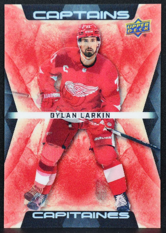 23-24 UD Tim Hortons Captains Dylan Larkin / Nico Hischier Red Wings / Devils 5678