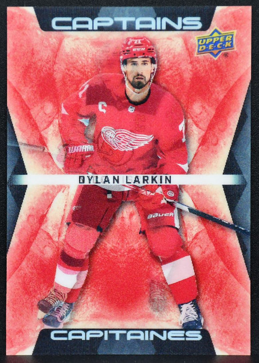 23-24 UD Tim Hortons Captains Dylan Larkin / Nico Hischier Red Wings / Devils 5678