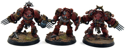 BLOOD ANGELS 6 Terminator Assault Squad #1 WELL PAINTED Warhammer 40K