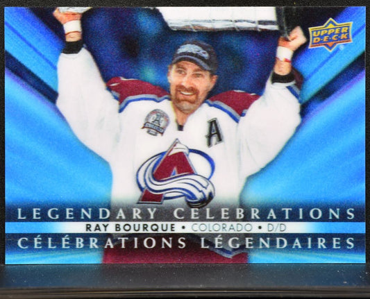 2023-24 UD Tim Hortons Legends Legendary Celebrations Ray Bourque Avalanche 9933