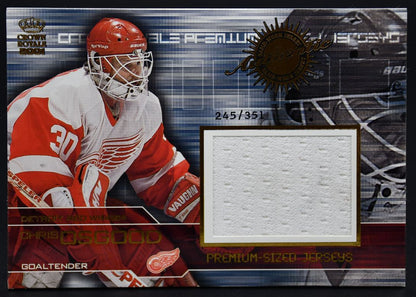 2001-02 Pacific Crown Royale Chris Osgood 14 Detroit Red Wings 245/351 Jersey
