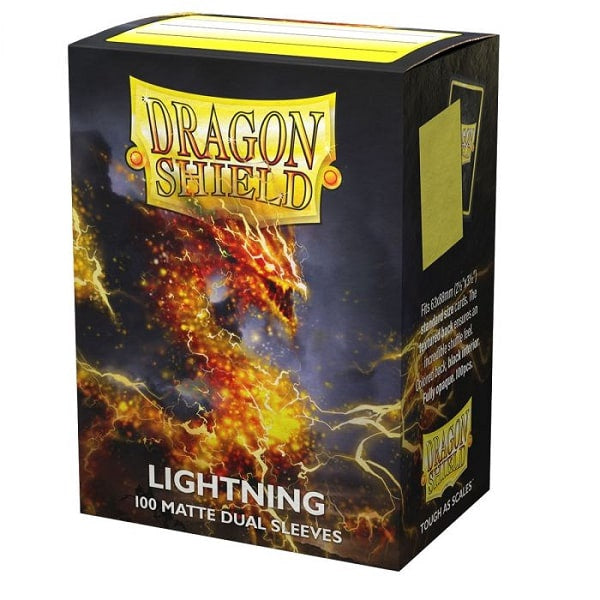 Dragon Shields - Matte DUAL Card Sleeves (100) - Lightning