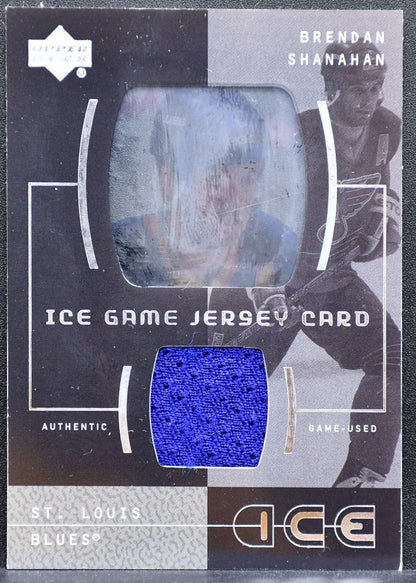2000-01 Upper Deck Ice Game Jersey Brendan Shanahan New York Rangers Jersey 9978