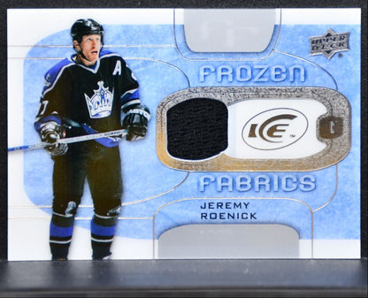2015-16 Upper Deck Ice Frozen Fabrics Jeremy Roenick FF-JR Kings Jersey 2363
