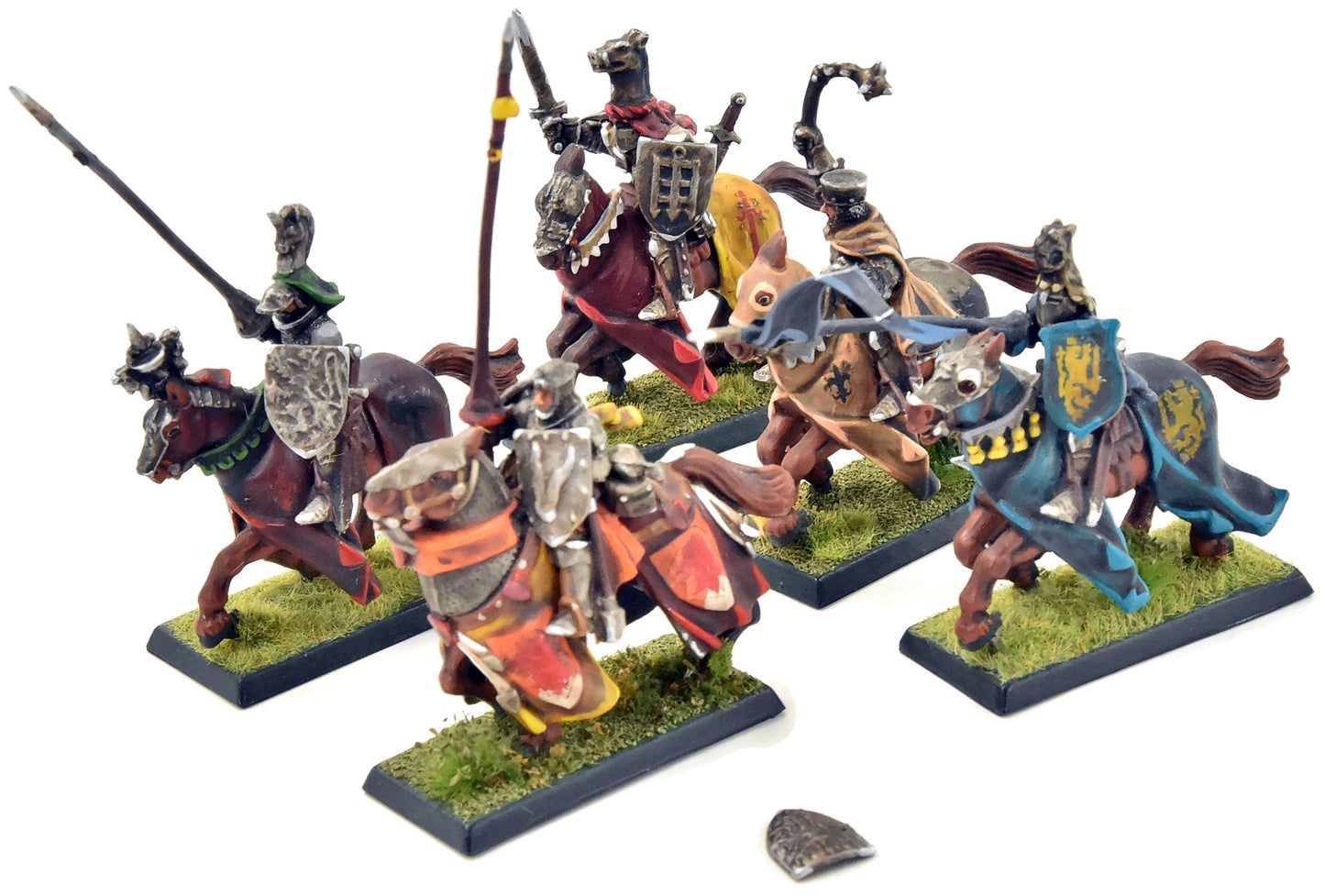 BRETONNIA 5 Knights Errants #12 METAL converted Warhammer Fantasy