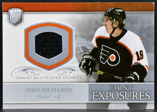 2006-07 UD Be A Player Portraits First Exposures Mike Richards Jersey 9408
