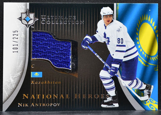 2005-06 UD Ultimate Collection National Heroes Nik Antropov Jersey 9778