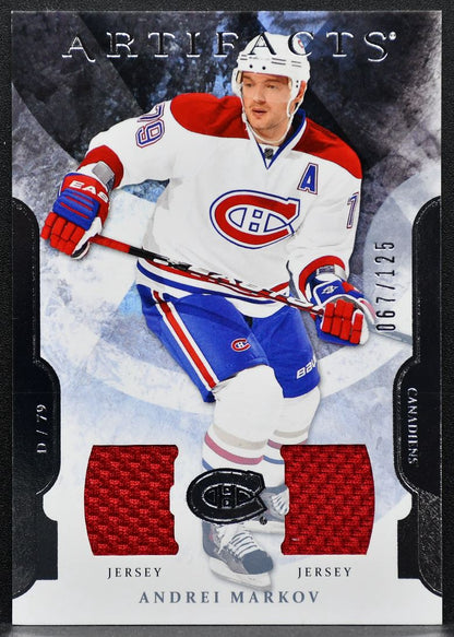 2011-12 Upper Deck Artifacts Jerseys Andrei Markov Canadiens 067/125 Jersey 8535