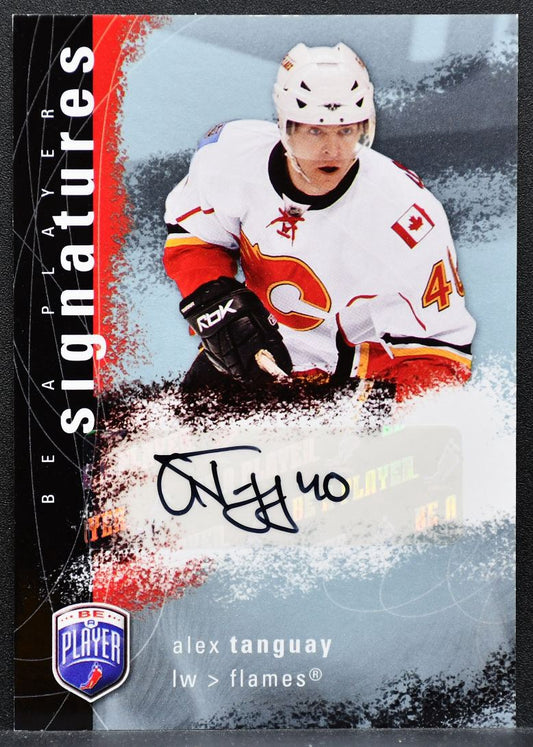 2007-08 Upper Deck Be a Player Signatures Alex Tanguay S-AT Flames Auto 0101