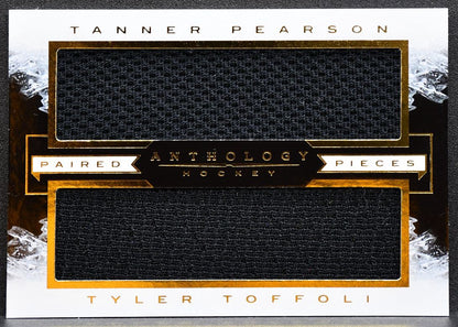 2014-15 Panini Anthology Paired Pieces Tanner Pearson/Tyler Toffoli Jersey 1380