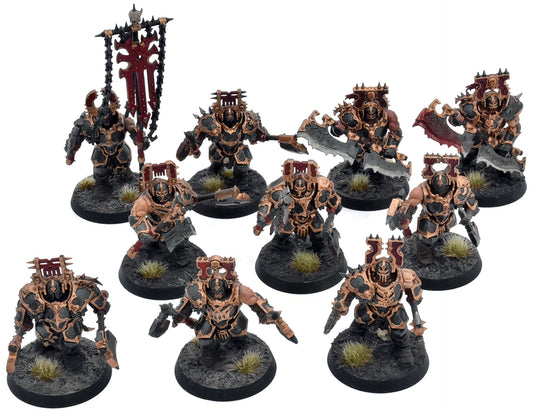 BLADES OF KHORNE 10 Blood Warriors #3 Warhammer Sigmar WELL PAINTED
