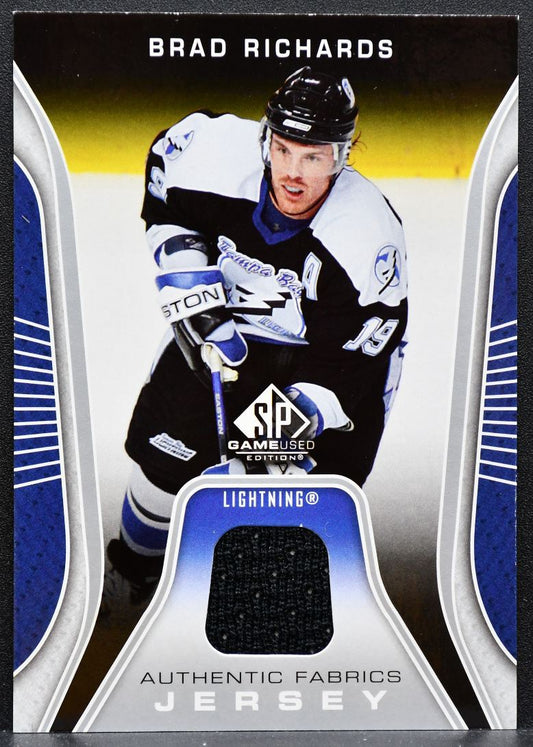 2006-07 SP Game Used Authentic Fabrics Brad Richards AF-BR Lightning Jersey 5185