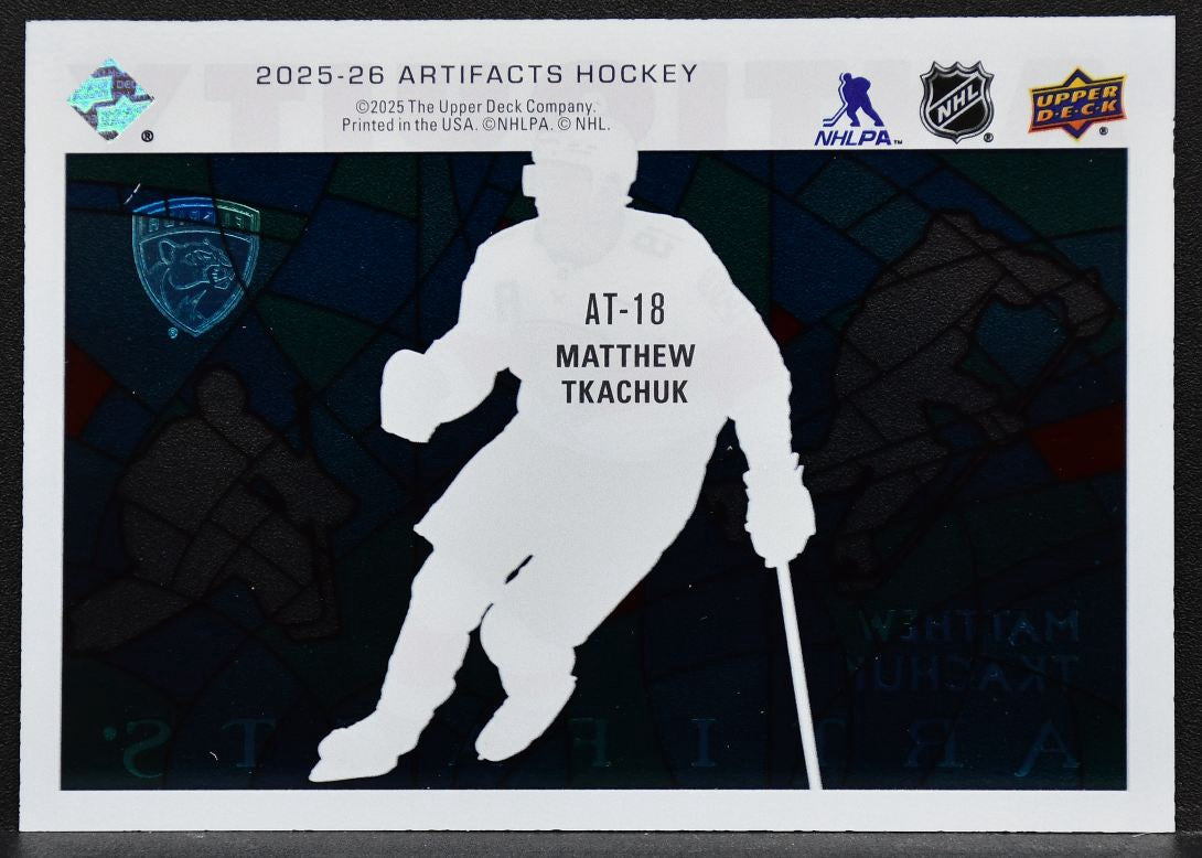 2025-26 Upper Deck Artifacts Antiquity Matthew Tkachuk AT-18 Florida Panthers 1732