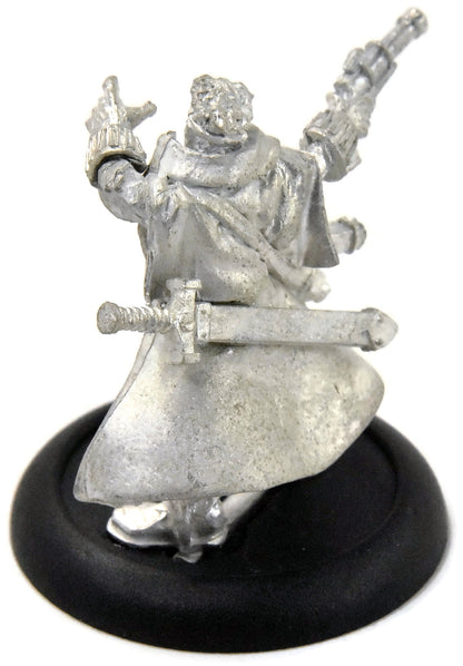 WARMACHINE Cygnar Gun Mage Captain Adept #1 METAL
