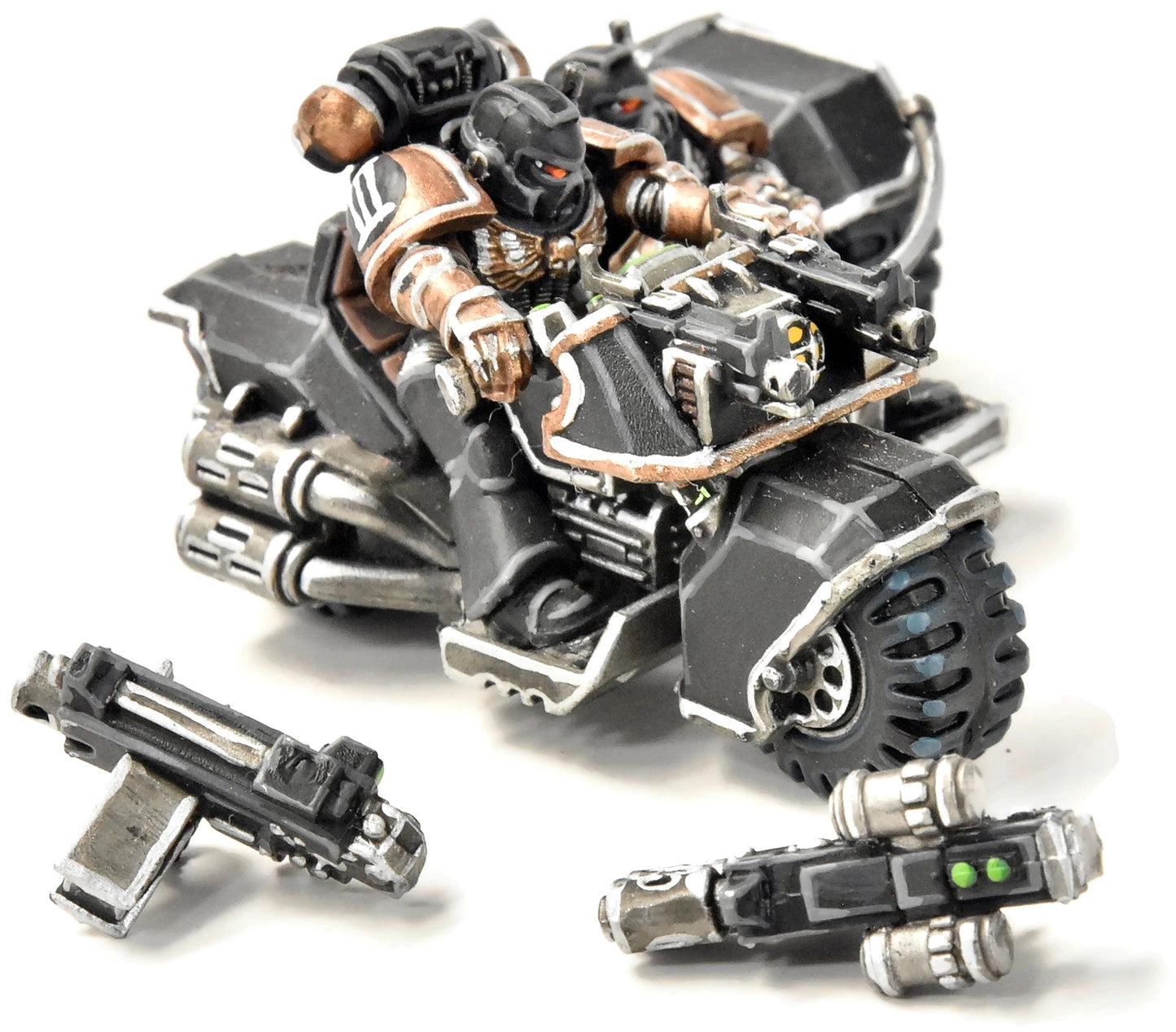 SPACE MARINES Attack Bike #1 PRO PAINTED Warhammer 40K