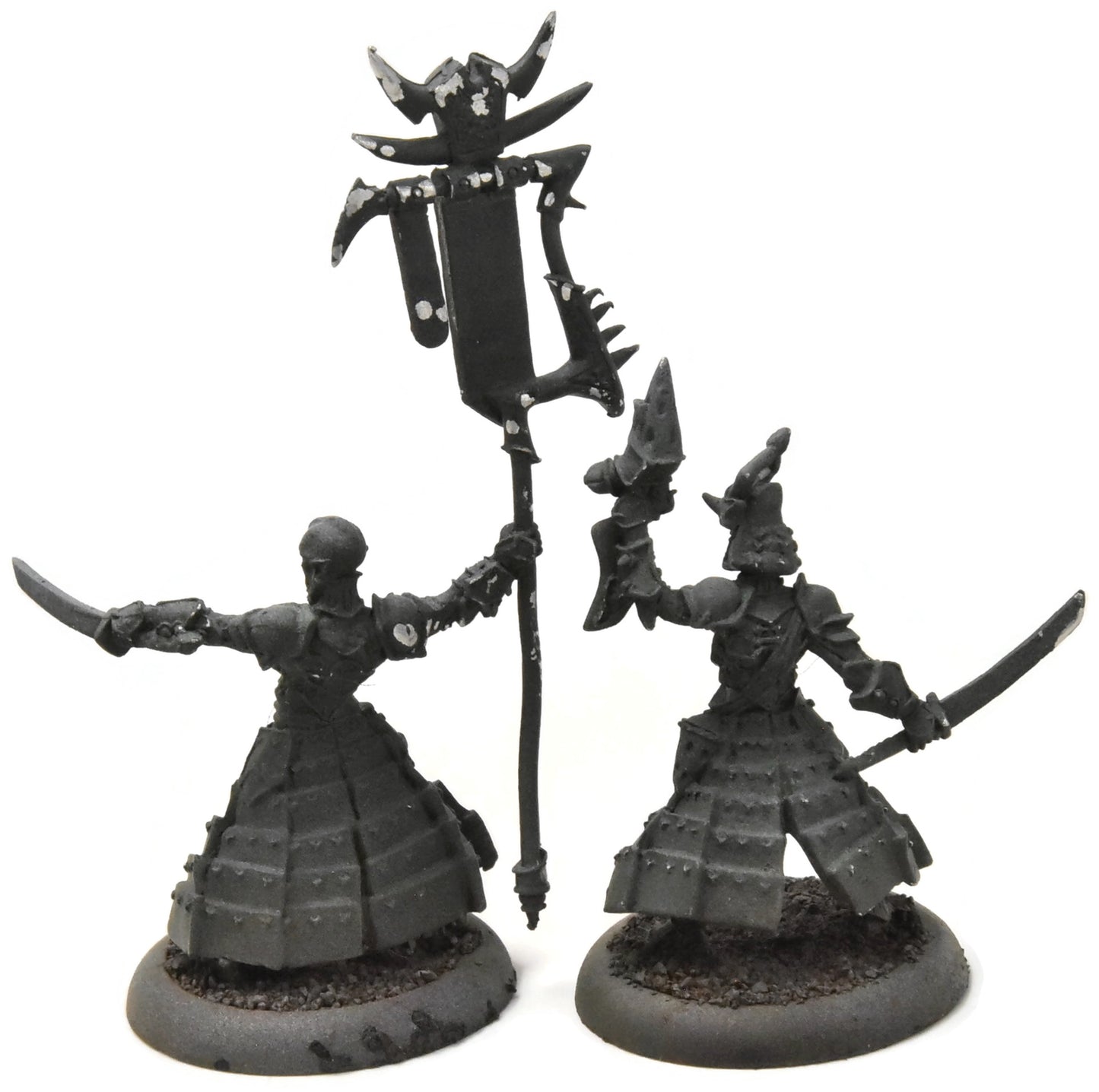 HORDES Venator Reivers Oficer & Standard #1 METAL skorne