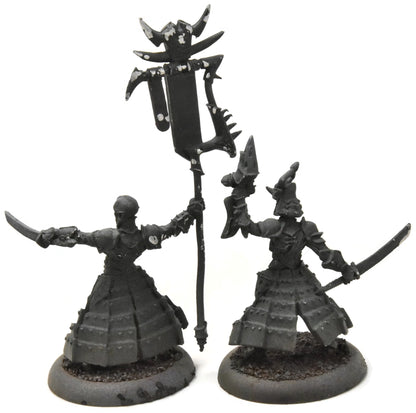 HORDES Venator Reivers Oficer & Standard #1 METAL skorne