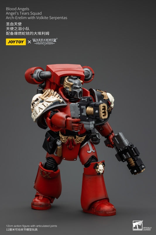 Angel's Tears Squad Arch-Erelim with Volkite Serpentas Blood Angels Joy Toy
