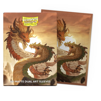 Dragon Shield Sleeves Dual Matte Wood Snake 2025 (100)