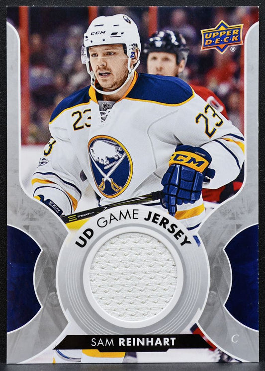 2017-18 Upper Deck Series 1 UD Game Jersey Sam Reinhart GJ-SR Sabres Jersey 5432