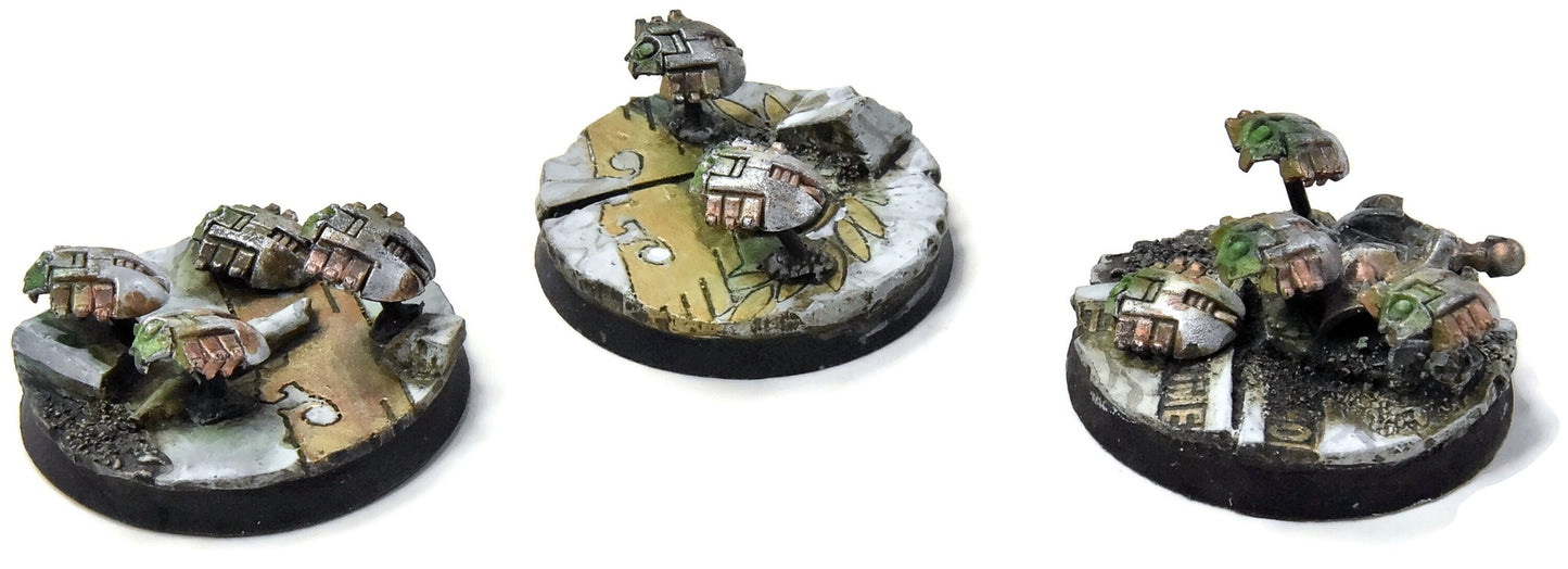 NECRONS 3 Scarab Swarms #1 WELL PAINTED Warhammer 40K 5090