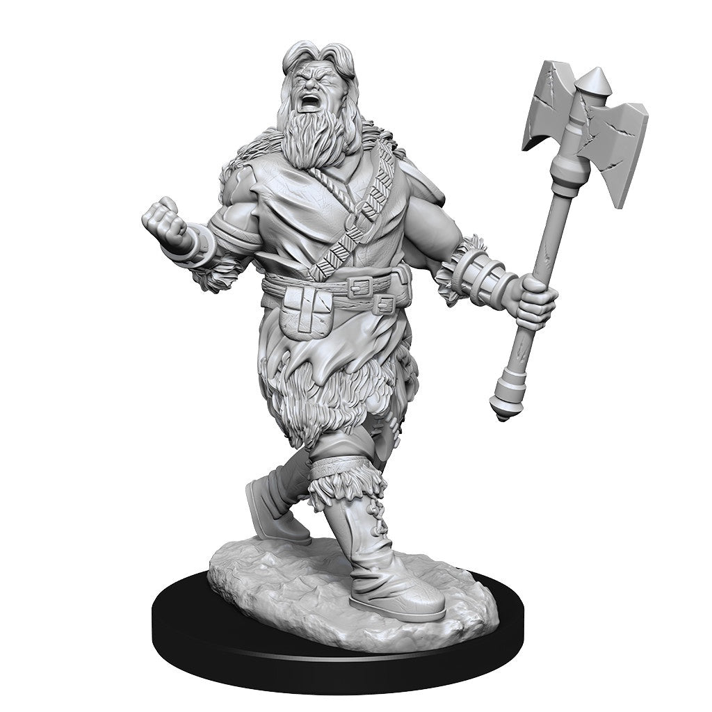 D&D Unpainted Minis Wv14 Human Barbarian Male