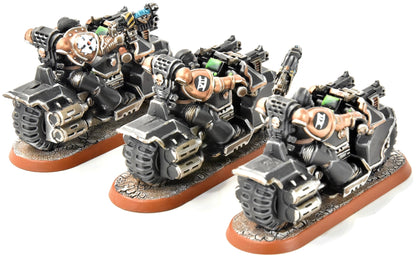 SPACE MARINES 3 Bikers #3 PRO PAINTED Warhammer 40K