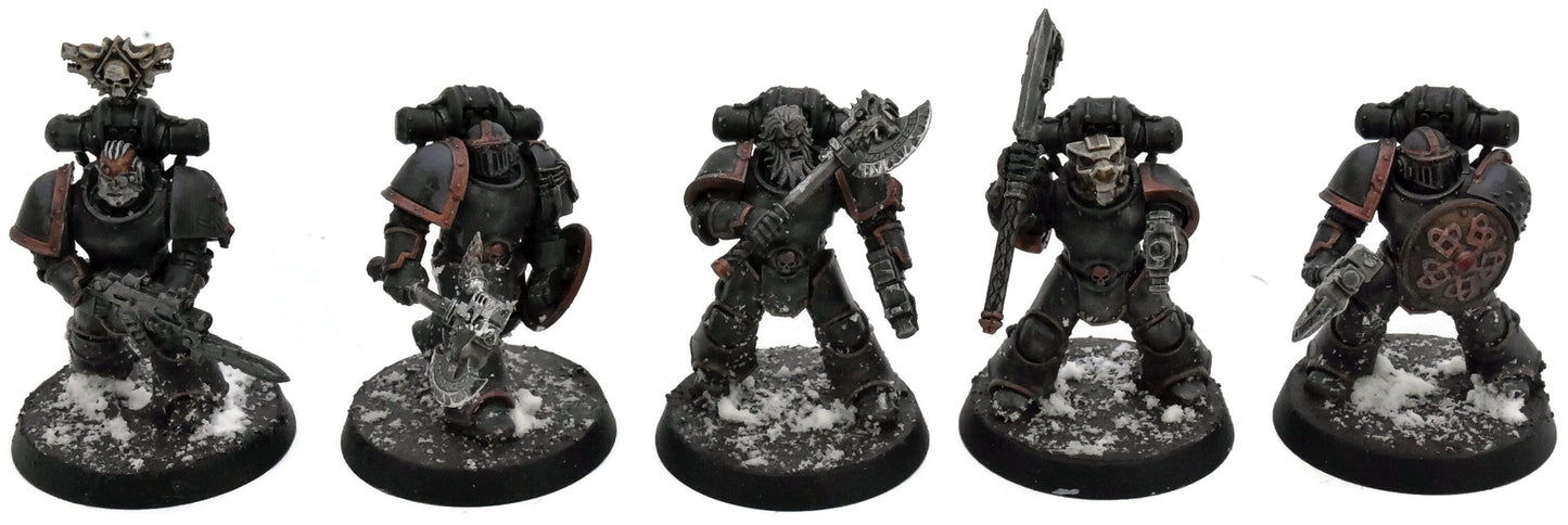 SPACE MARINES 17 Tactical Marines #1 WELL PAINTED Warhammer 40K Missing One Arm