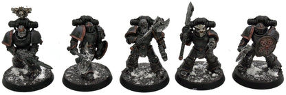 SPACE MARINES 17 Tactical Marines #1 WELL PAINTED Warhammer 40K Missing One Arm