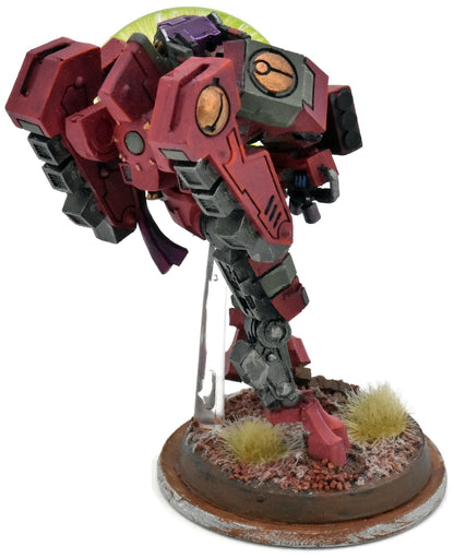 TAU EMPIRE Commander #3 WELL PAINTED Warhammer 40K Converted 40mm base