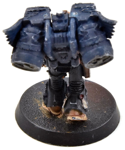 SPACE MARINES Captain with Jump Pack #1 axe broken Warhammer 40K