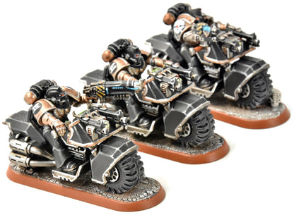 SPACE MARINES 3 Bikers #3 PRO PAINTED Warhammer 40K