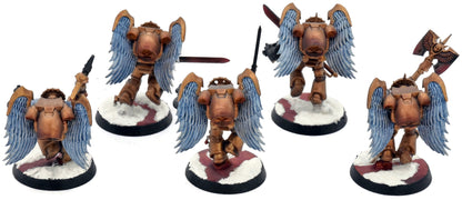 BLOOD ANGELS 5 Sanguinary Guard #1 Warhammer 40K WELL PAINTED