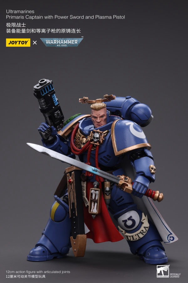 Primaris Captain with Power Sword and Plasma Pistol Ultramarines Joy Toy